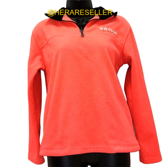 Valia Pullover Medium Fleece Sweater with Half Zipper - Picture 1 of 6